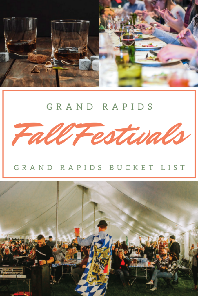 Fall Festivals Grand Rapids pin