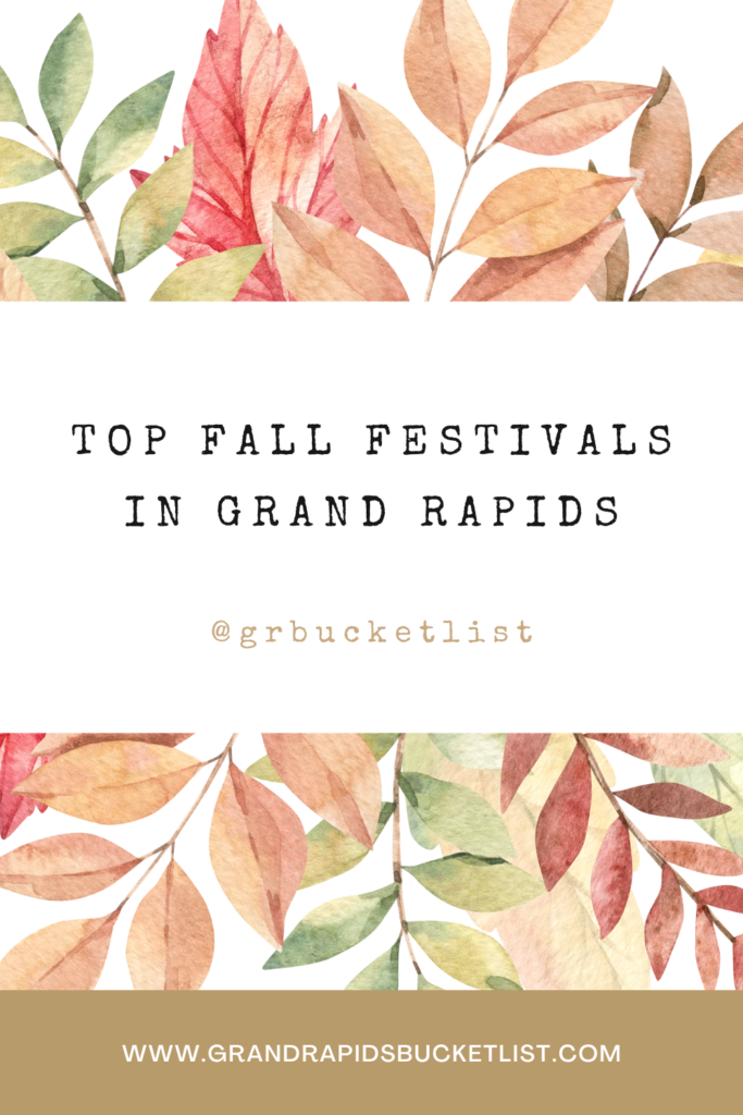 Fall Festivals Grand Rapids pin